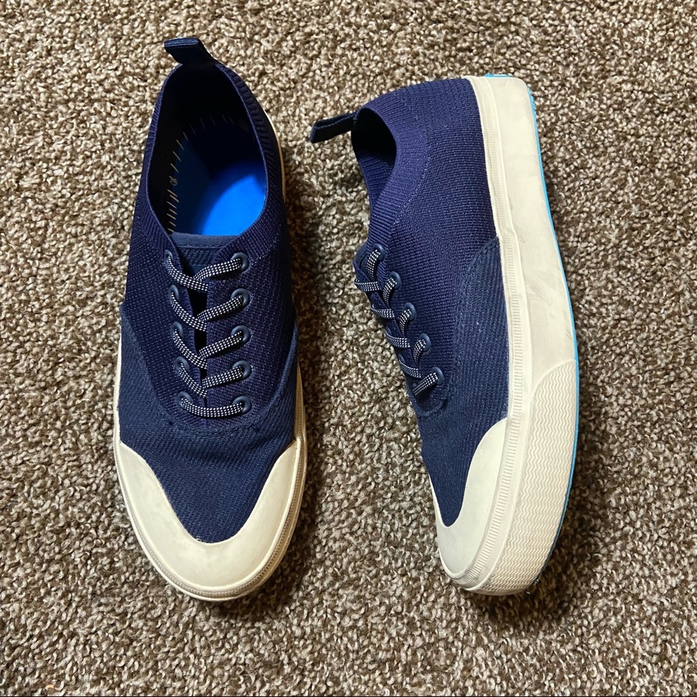 Native Jefferson 2 Plimsoll Liteknit Sneakers Shoes Regatta Blue Men 8 Wmn 10